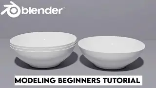 modeling 3d bowls in blender |blender tutorial