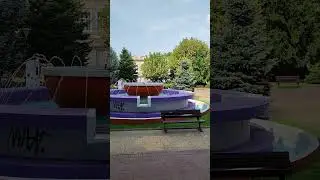 Fântână arteziană din centrul municipiului Târgu-Jiu județul Gorj România