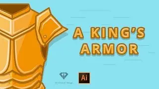 A KING'S ARMOR Adobe Illustrator speedart #5