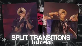 SPLIT TRANSITIONS on CAPCUT FREE | capcut tutorial