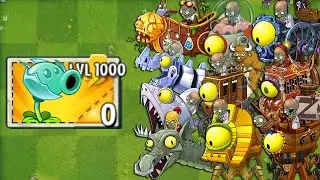 100% All ICE Plants LEVEL 1000 vs All Final Boss - Plants vs Zombies 2 Mod