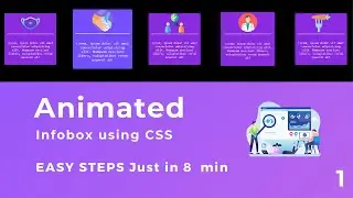 Animated Infobox in web designing using CSS easy steps!