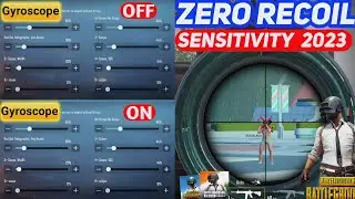 NEW GYROSCOPE & NON GYROSCOPE SENSITIVITY SETTINGS IN PUBG MOBILE / BGMI 2023😱| GYRO SETTINGS 2023🔥