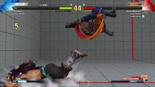 STREET FIGHTER V Zeku VS Sagat intense match