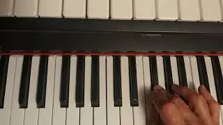 How to play the piano ending riff of my own way to rock by Burton Cummings.