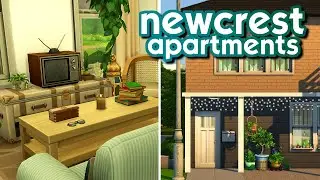 Tiny Eclectic Newcrest Apartment - The Sims 4: For Rent