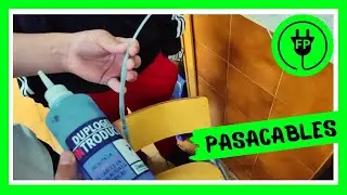 Cómo pasar cable como un electricista profesional con guía pasacables y gel lubricante