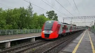 куда ты так летишь! ЭС1П-036 поезд №732 Москва-Нижний Новгород | Колокша