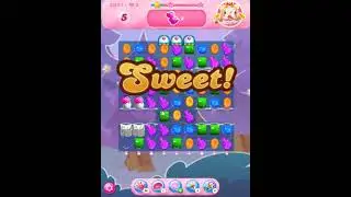 Candy Crush Saga Level 2041 - 1 Stars,  19 Moves Completed