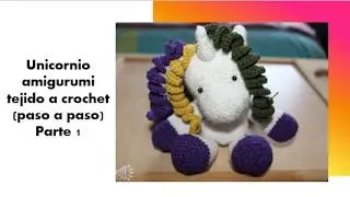 Unicornio amigurumi tejido a crochet tutorial Parte 1