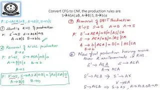 Chomsky Normal Form  - CNF