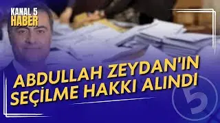 Van'da Başkanlık DEM Parti'den AK Parti'ye Geçti | Abdullah Zeydan'ın Seçilme Hakkı Alındı
