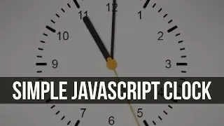 Simple Javascript Clock