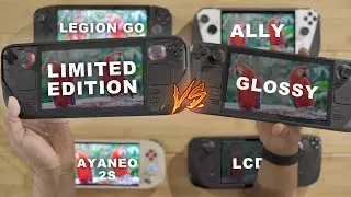 Steam Deck OLED Screen Test | Limited Edition vs Glossy vs LCD