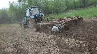 мтз 1221 и диски бдт -3 разделка полей