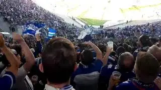 Hertha Fans in Hannover 05.05.18 Einhaken