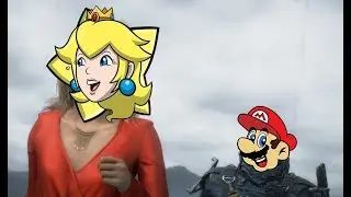 DEATH STRANDING - Referencia a Super Mario y la Princesa (Escena de la playa de Sam y Amelie)