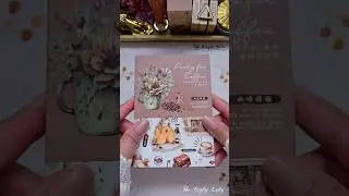 ASMR Journaling ☕️ Coffee Theme Cover for my new journal #asmr #creativejournaling #journal #shorts