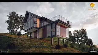 ENSCAPE3D FOR SKETCHUP TUTORIALS #1 BUNGALOW