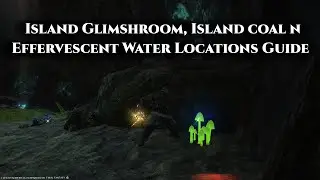 FFXIV Island GlimShroom, Island Coal n Island Effervescent Water Locations 6 4