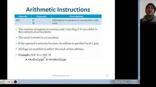 AIRTHMATIC INSTRUCTIONS IN 8085