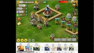 My backyard monsters base and a little youtube