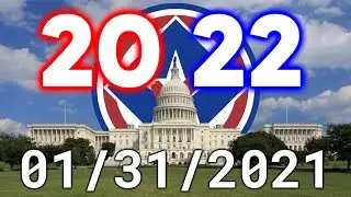 The 2022 Senate Elections as of January 31st, 2021