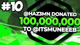10 BIGGEST DONATIONS In Roblox History 3.0