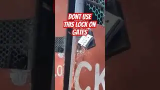 Using pushbutton locks is not a good idea