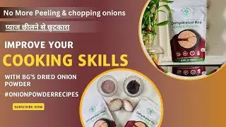 Onion Powder ke Sath Khana Banayein Swadisht! How to use onion powder #onionpowder #recipe #bgsdried