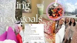 setting new goals & sticking with them