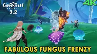 Fabulous Fungus Frenzy Full Event Story | All Cutscenes and Dialogues Genshin Impact 3.2 4K