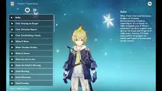 Mika voice-over: Hello (Genshin Impact eng)