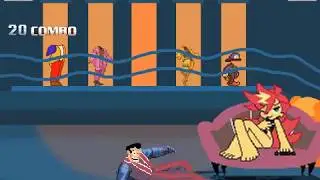 M.U.G.E.N Panty (Palettes Sunset Shimmer FG) Vs Robbie Rotten