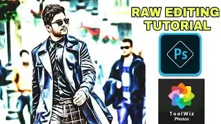 Raw Effect #1 Tutorial | Photoshop Express & Toolwiz | Photo Editing Tutorial For Android