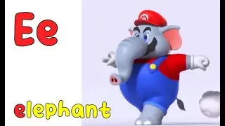 Super Elephant Mario ! Phonics Song | Kidzstation