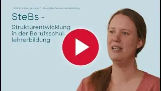 Johanna Peitz über das Teilprojekt "SteBs"