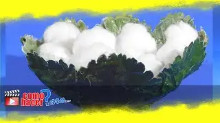 Como hacer una Fuente o Bowl decorativo con Hojas