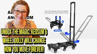 How the KEDSUM 6 Wheel Dolly Handles It All! From Heavy Boxes to Fragile Items: Product Review!