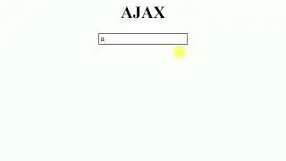 AJAX. How to search and delete records from database table using AJAX. 