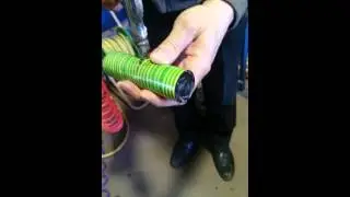 Конусно-винтовой макет пневмодвигателя - русский Первонах