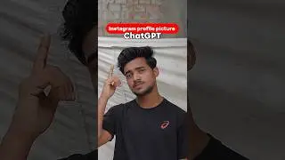 Instagram profile photo Editing 🤯😍 || chatgpt photo Editing 