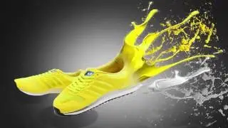 Shoe Paint Splash In Photoshop CC - Photo Manipulation - Photo Effect
