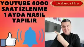 Youtube 4000 Saat İzlenme Arttırma 1 Ayda Nasıl Yapılır ? Ytbos 2024