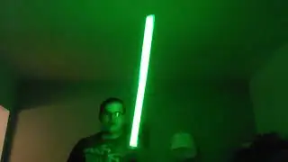 Lightsaber swings in the dark