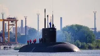 Большая подводная лодка Б-265 «Краснодар» проекта 636.3 вышла на ходовые испытания.