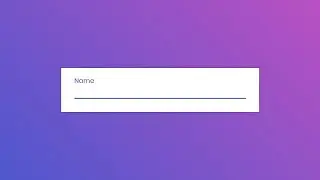 Awesome Input Animation using HTML & CSS | Floating Label Animation Free source code