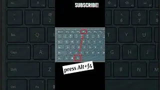 🥶🔥close active windows without mouse //alt+f4 key used for 🤔#youtubeshorts  #windows#computches😮🤐