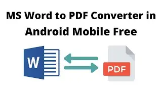 How to Convert Word Documents into PDF in Mobile | Smallpdf.com Documents Converter Word to PDF