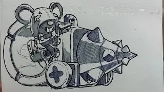 How to Draw Moe | Brawl Stars Moe Drawing | Moe Nasıl Çizilir